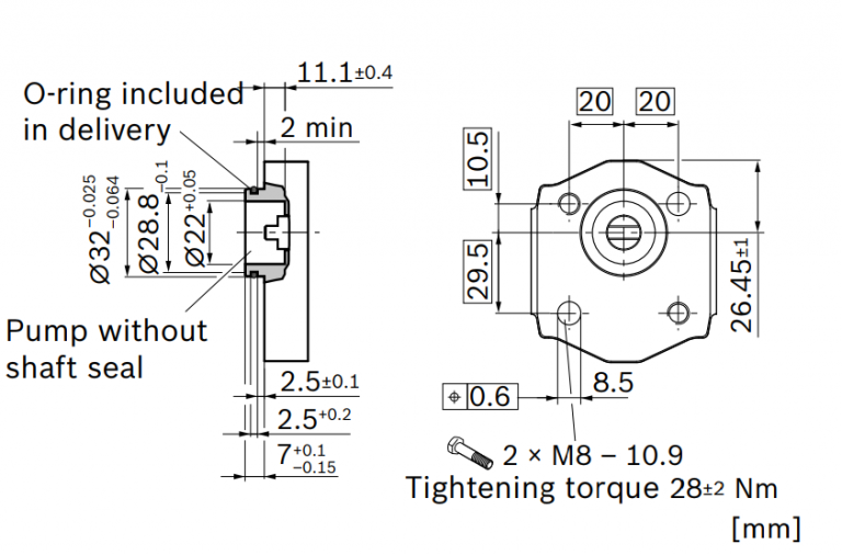 Rexroth AZPB323.1RCP02MB Pump Rexroth External Gear Pumps
